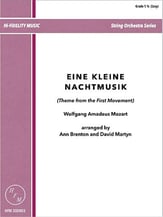 Eine Kleine Nachtmusik Orchestra sheet music cover